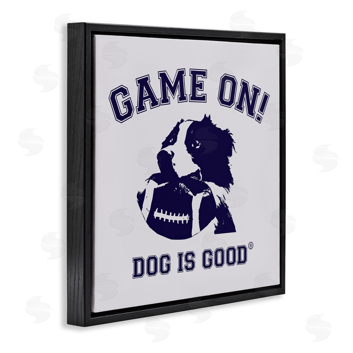 Dog is Good | Game On Dog & Football Wall Art