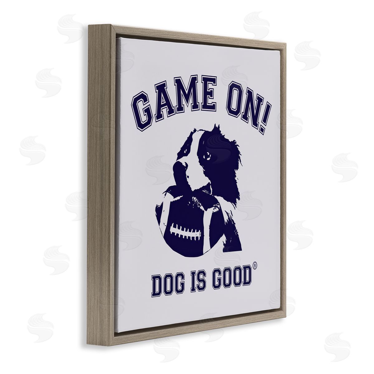 Dog is Good | Game On Dog & Football Wall Art