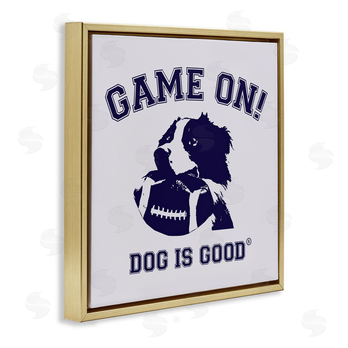 Dog is Good | Game On Dog & Football Wall Art