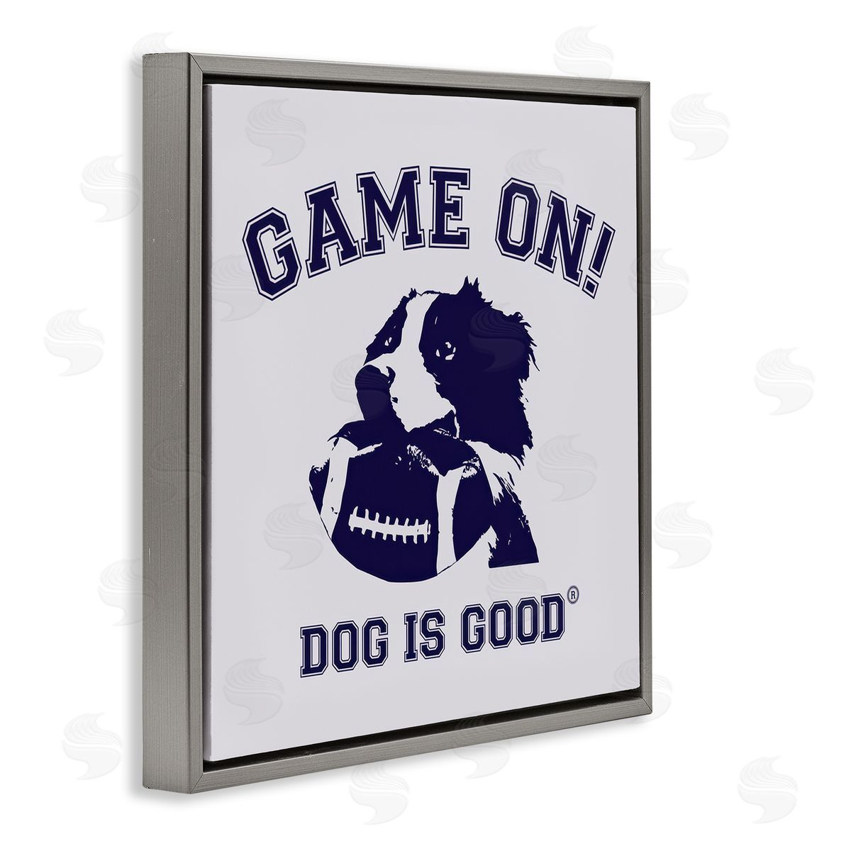Dog is Good | Game On Dog & Football Wall Art