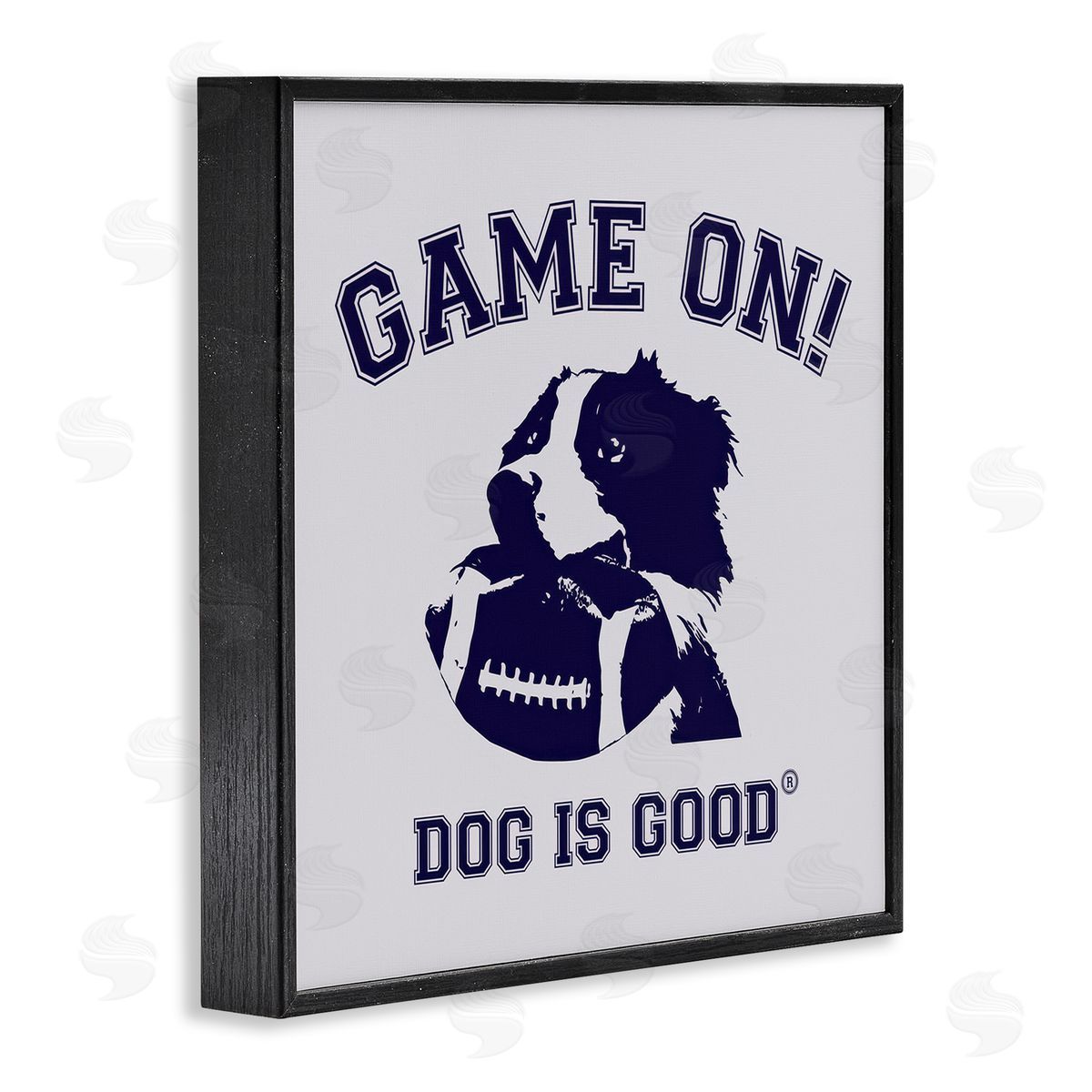 Dog is Good | Game On Dog & Football Wall Art