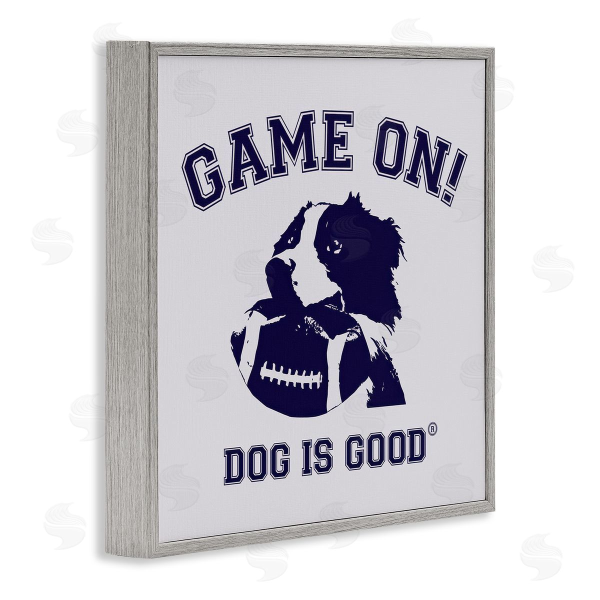 Dog is Good | Game On Dog & Football Wall Art