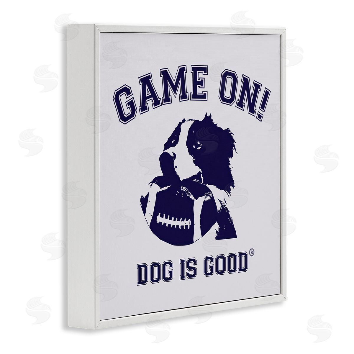Dog is Good | Game On Dog & Football Wall Art