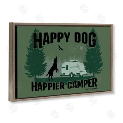 Dog is Good | Happier Camper with Dog Wall Art