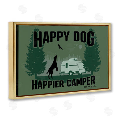 Dog is Good | Happier Camper with Dog Wall Art