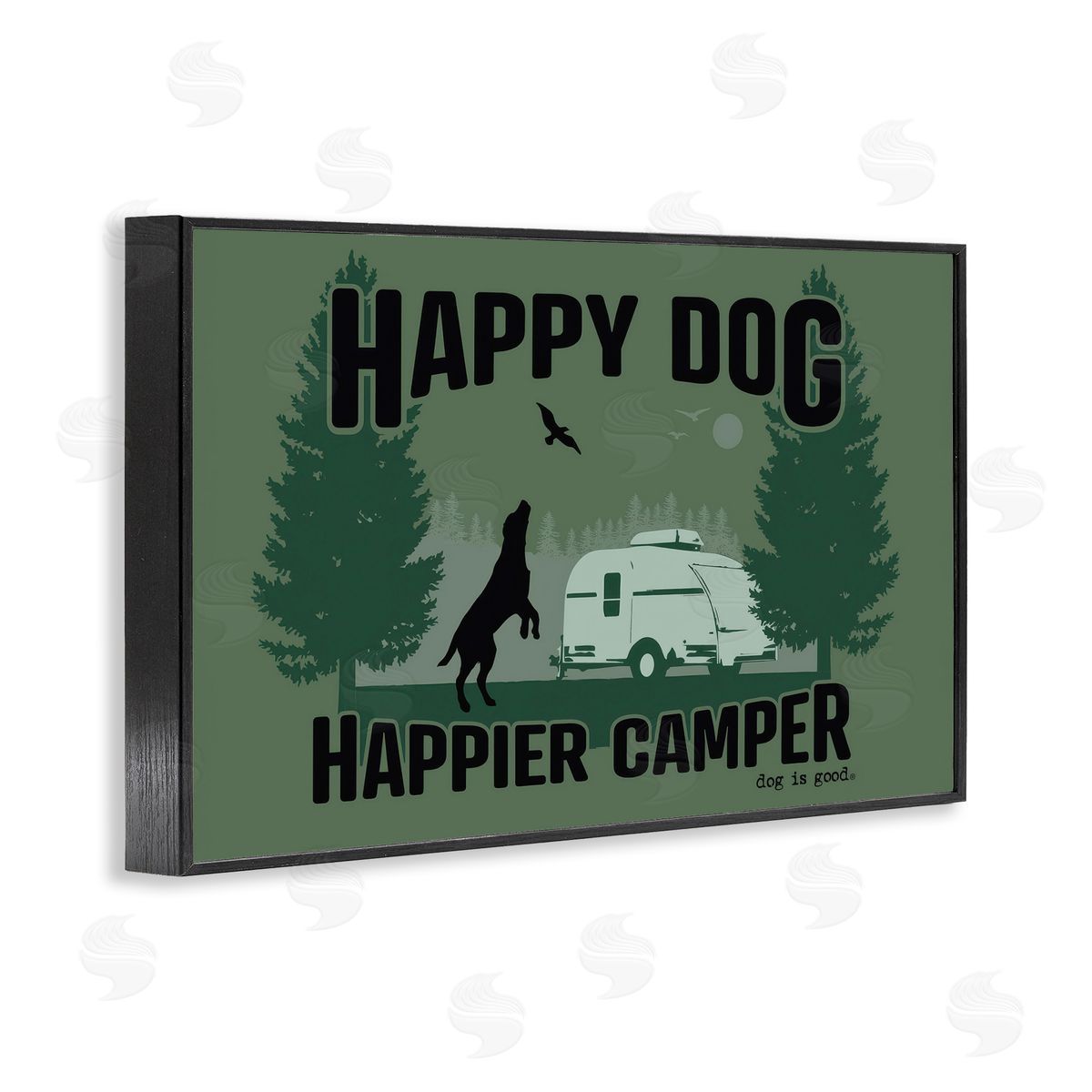 Dog is Good | Happier Camper with Dog Wall Art