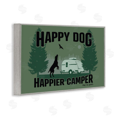 Dog is Good | Happier Camper with Dog Wall Art