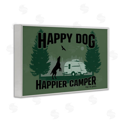 Dog is Good | Happier Camper with Dog Wall Art