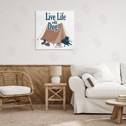Dog is Good | Camping Life with Dog Wall Art