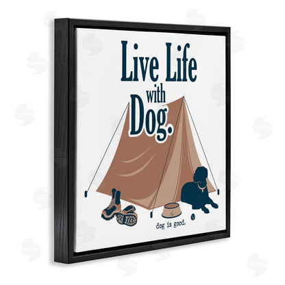 Dog is Good | Camping Life with Dog Wall Art