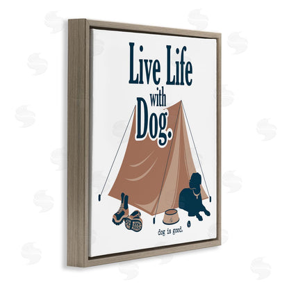 Dog is Good | Camping Life with Dog Wall Art