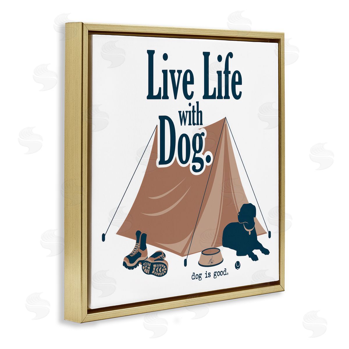 Dog is Good | Camping Life with Dog Wall Art