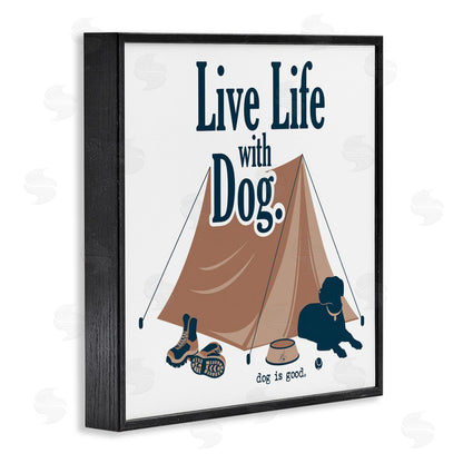 Dog is Good | Camping Life with Dog Wall Art