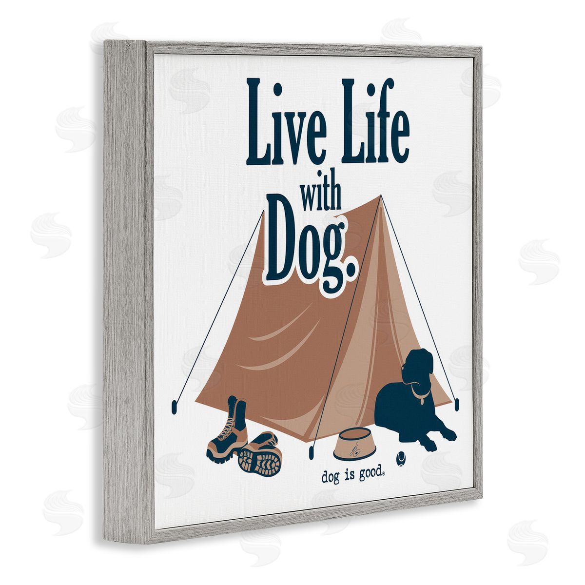Dog is Good | Camping Life with Dog Wall Art