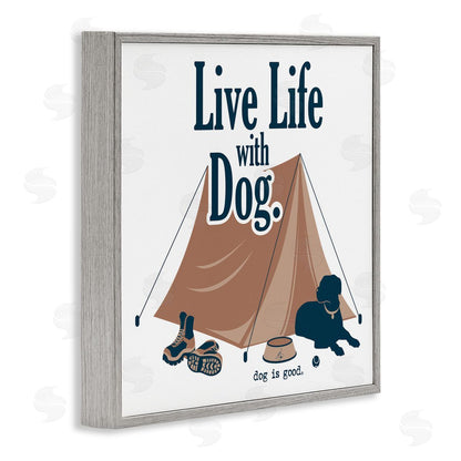 Dog is Good | Camping Life with Dog Wall Art