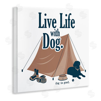 Dog is Good | Camping Life with Dog Wall Art