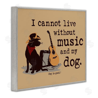 Dog is Good | Music & My Dog Wall Art