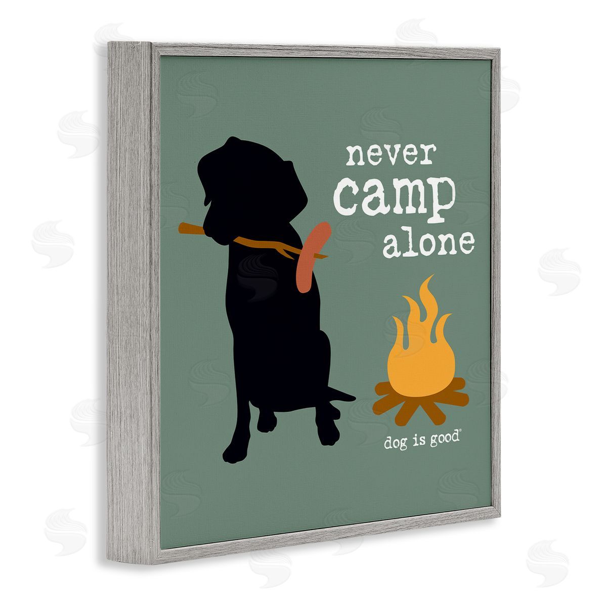 Dog is Good | Never Camp Alone Dog Wall Art