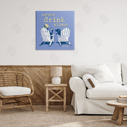 Dog is Good |  Never Drink Alone Wine Wall Art