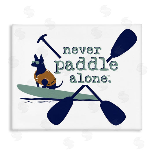 Dog is Good | Never Paddle Alone with Dog Wall Art
