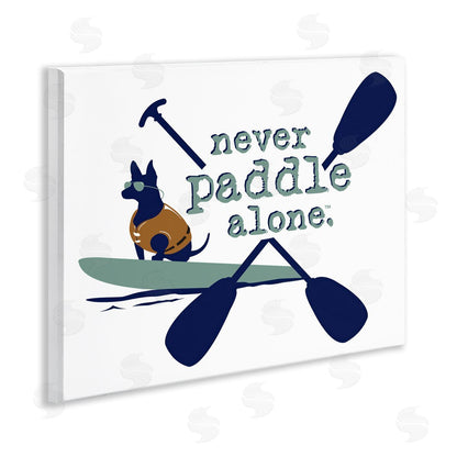 Dog is Good | Never Paddle Alone with Dog Wall Art