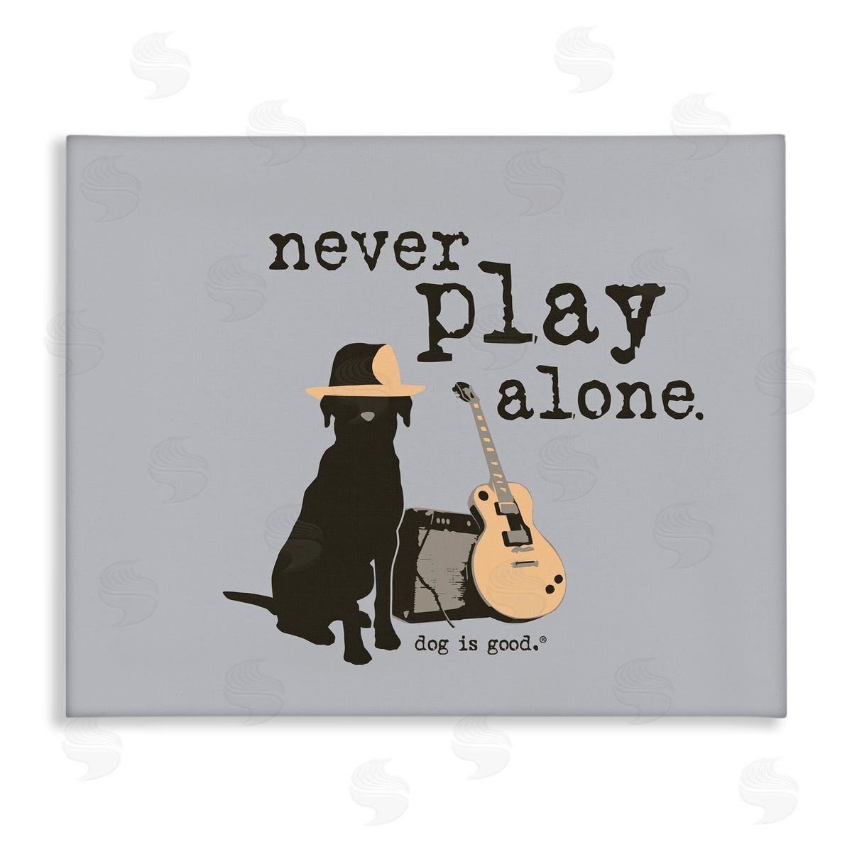 Dog is Good | Never Play Alone with Dog Wall Art