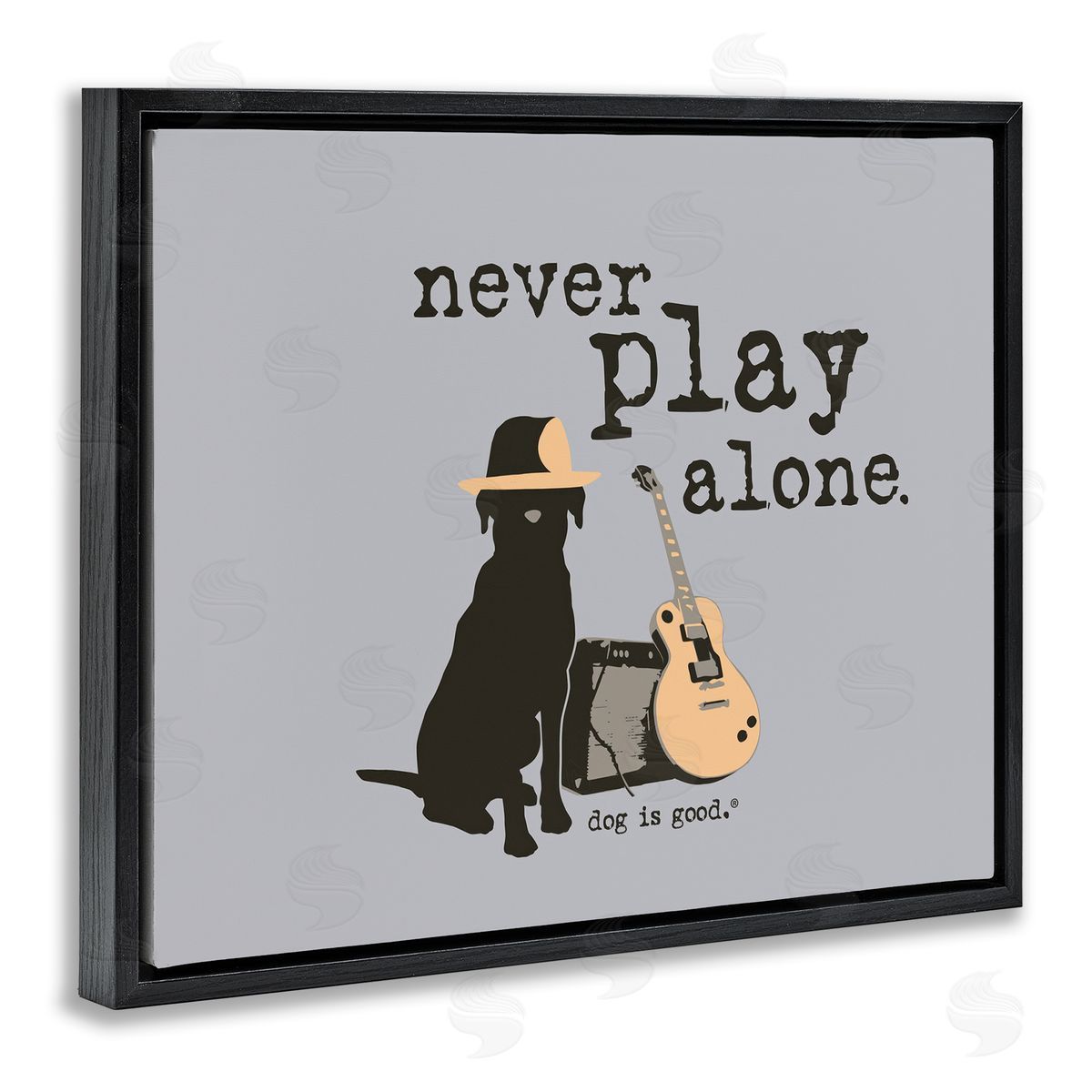 Dog is Good | Never Play Alone with Dog Wall Art