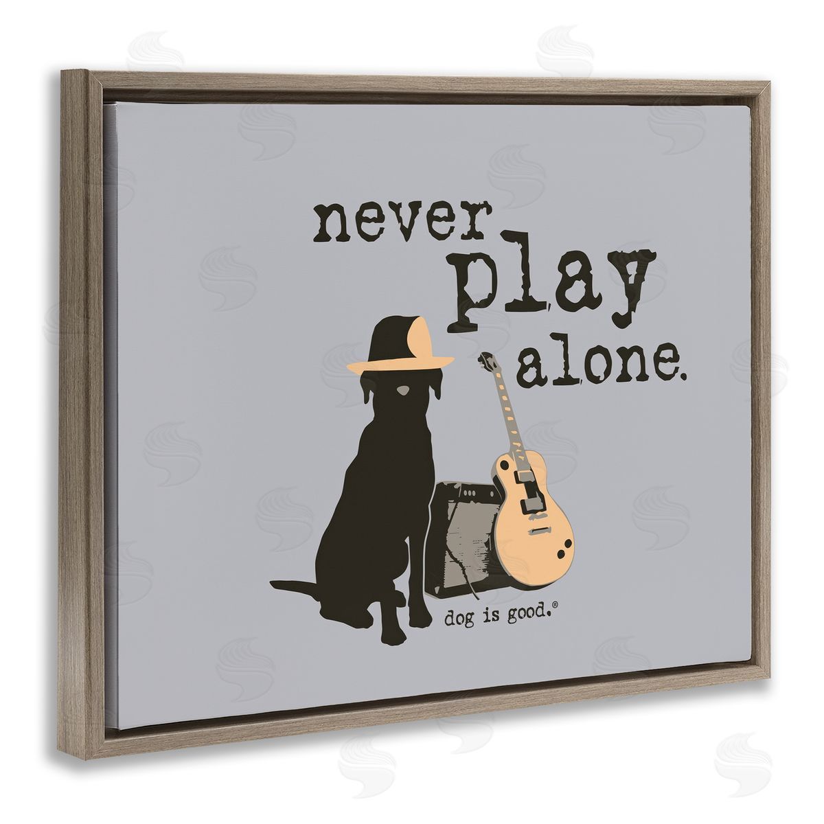 Dog is Good | Never Play Alone with Dog Wall Art