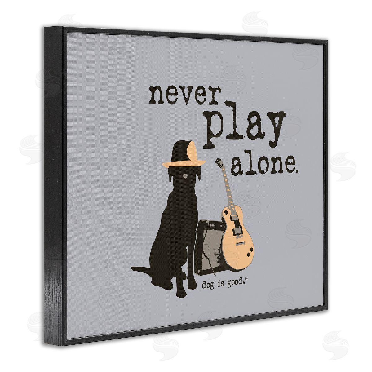 Dog is Good | Never Play Alone with Dog Wall Art
