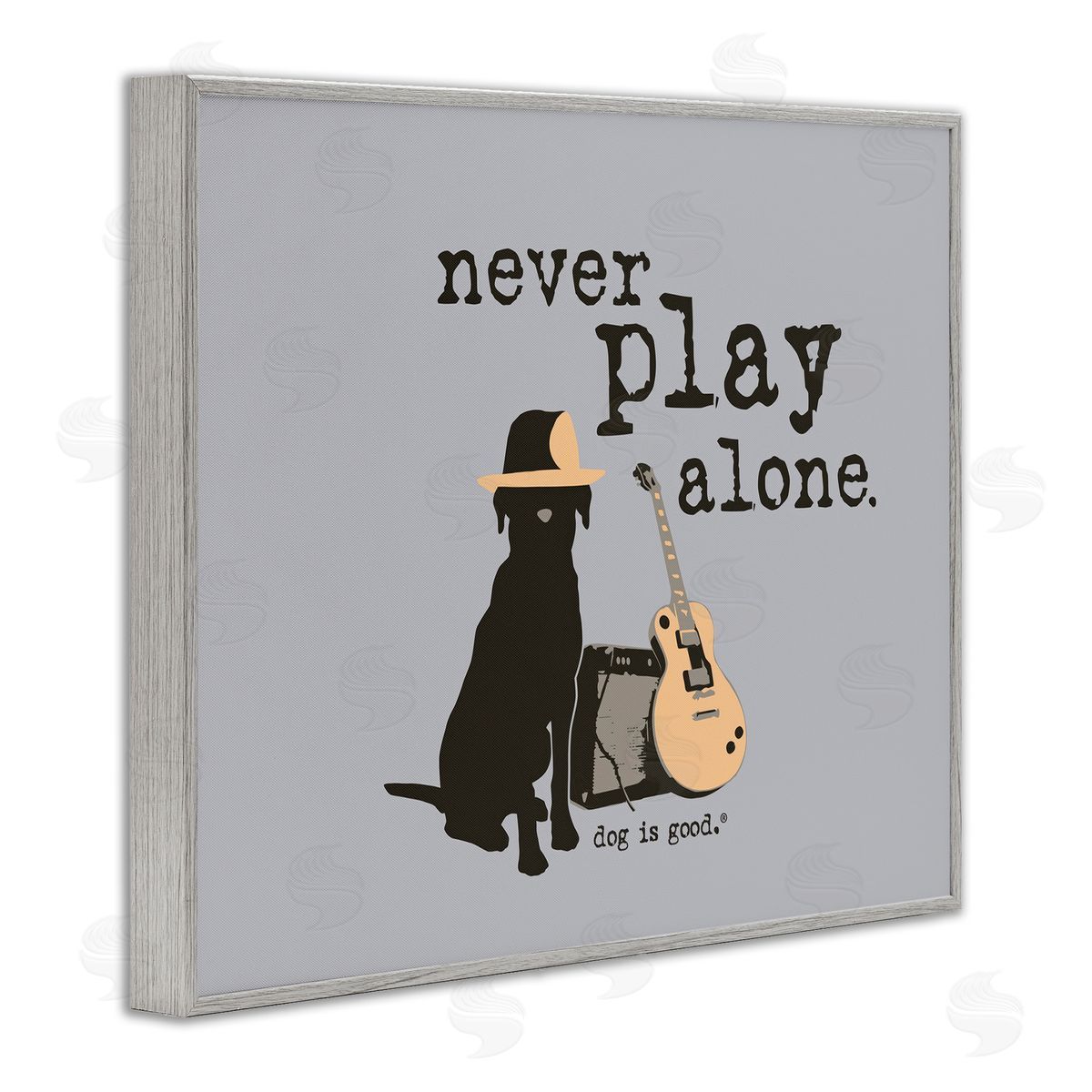 Dog is Good | Never Play Alone with Dog Wall Art