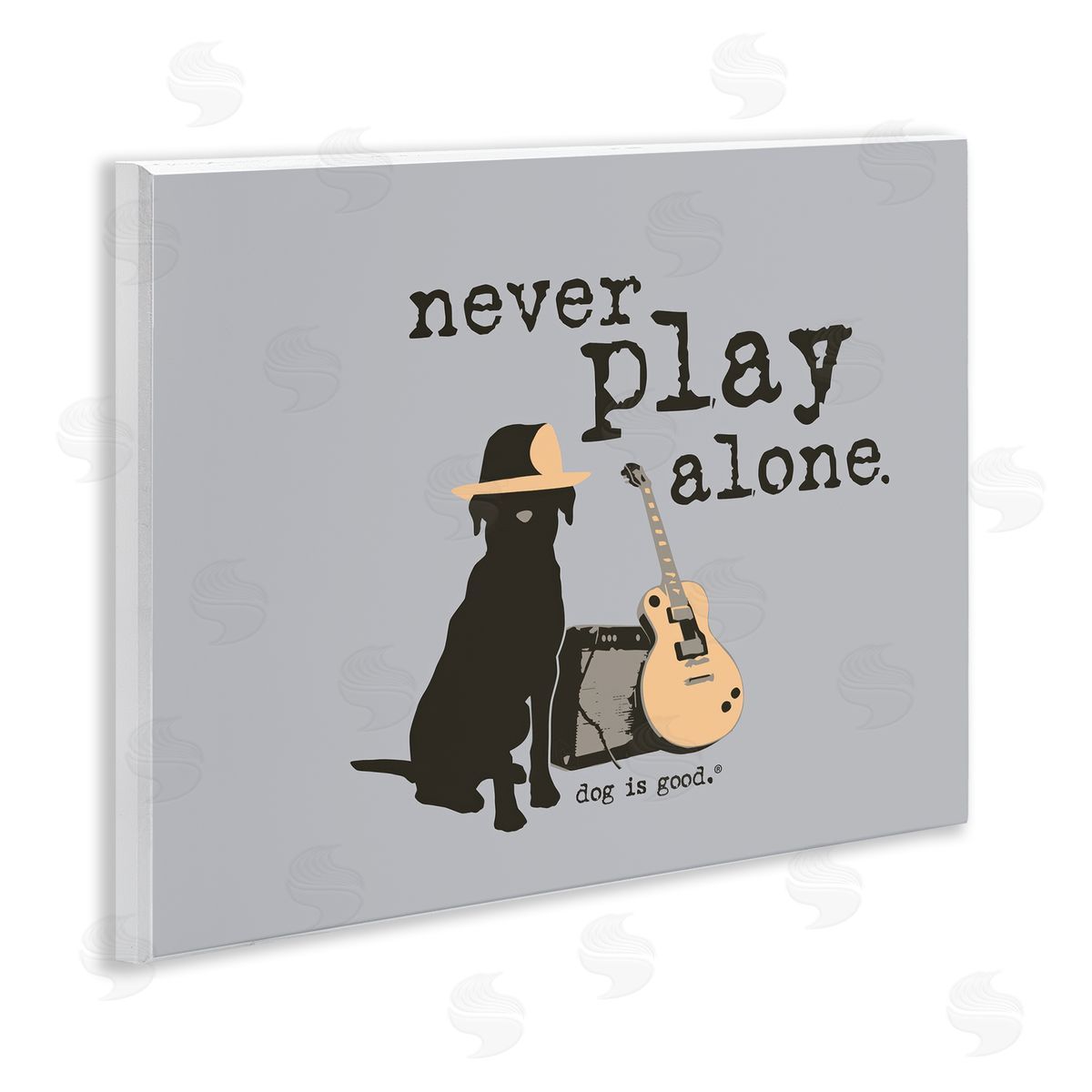 Dog is Good | Never Play Alone with Dog Wall Art