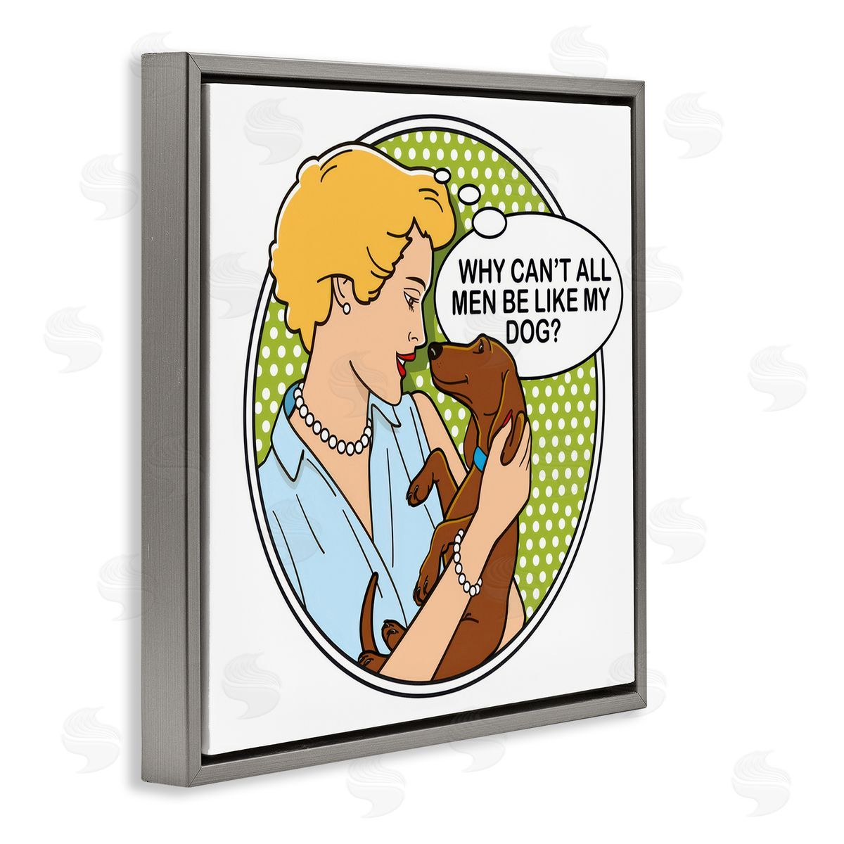 Dog is Good | Funny Men & Dogs Wall Art