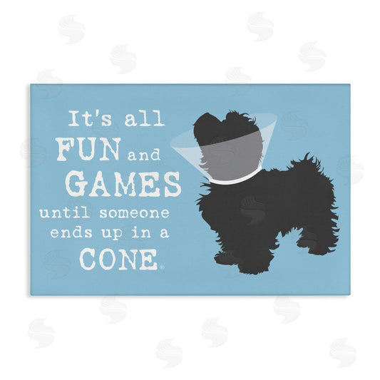 Dog is Good | Funny Fun & Games Dog Wall Art