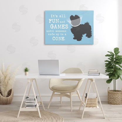 Dog is Good | Funny Fun & Games Dog Wall Art