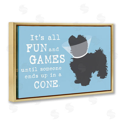 Dog is Good | Funny Fun & Games Dog Wall Art