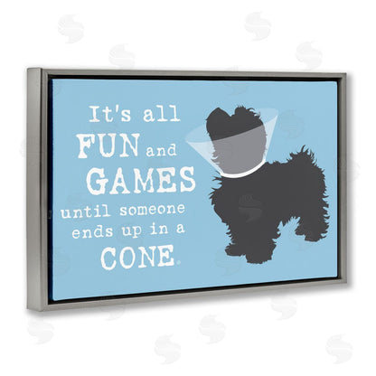 Dog is Good | Funny Fun & Games Dog Wall Art