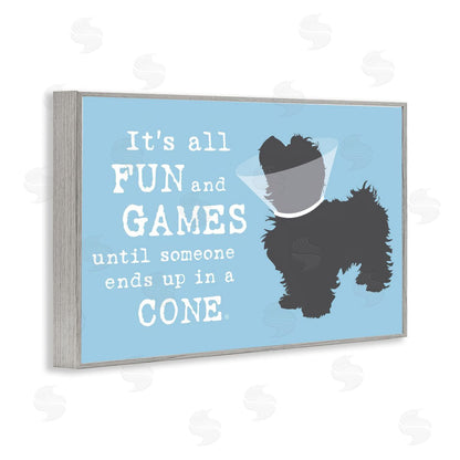 Dog is Good | Funny Fun & Games Dog Wall Art