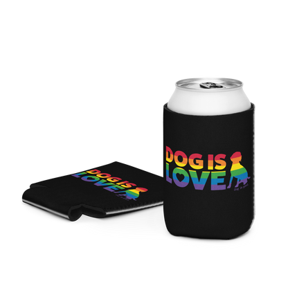 Koozie: Dog is Love Pride (Can)