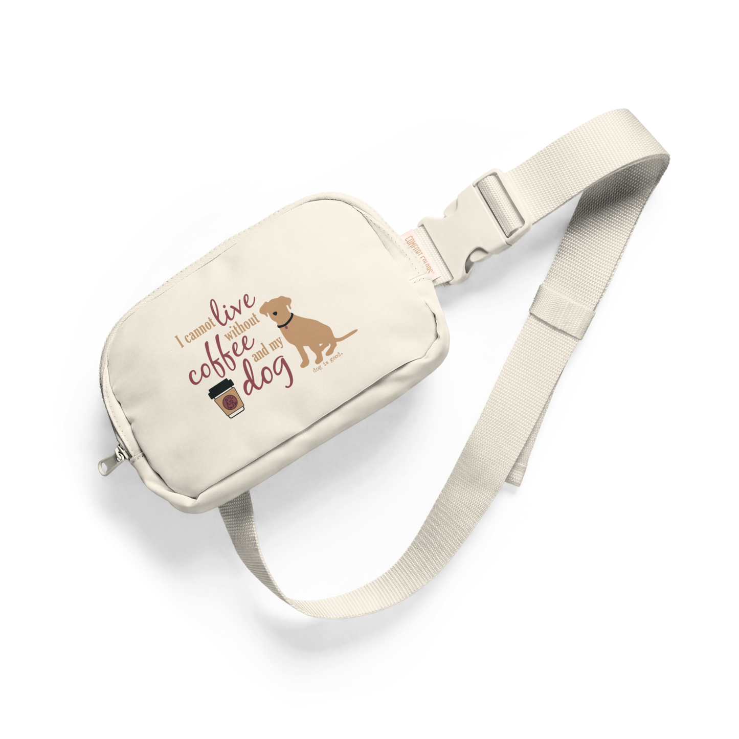 Crossbody Bag: Coffee and My Dog