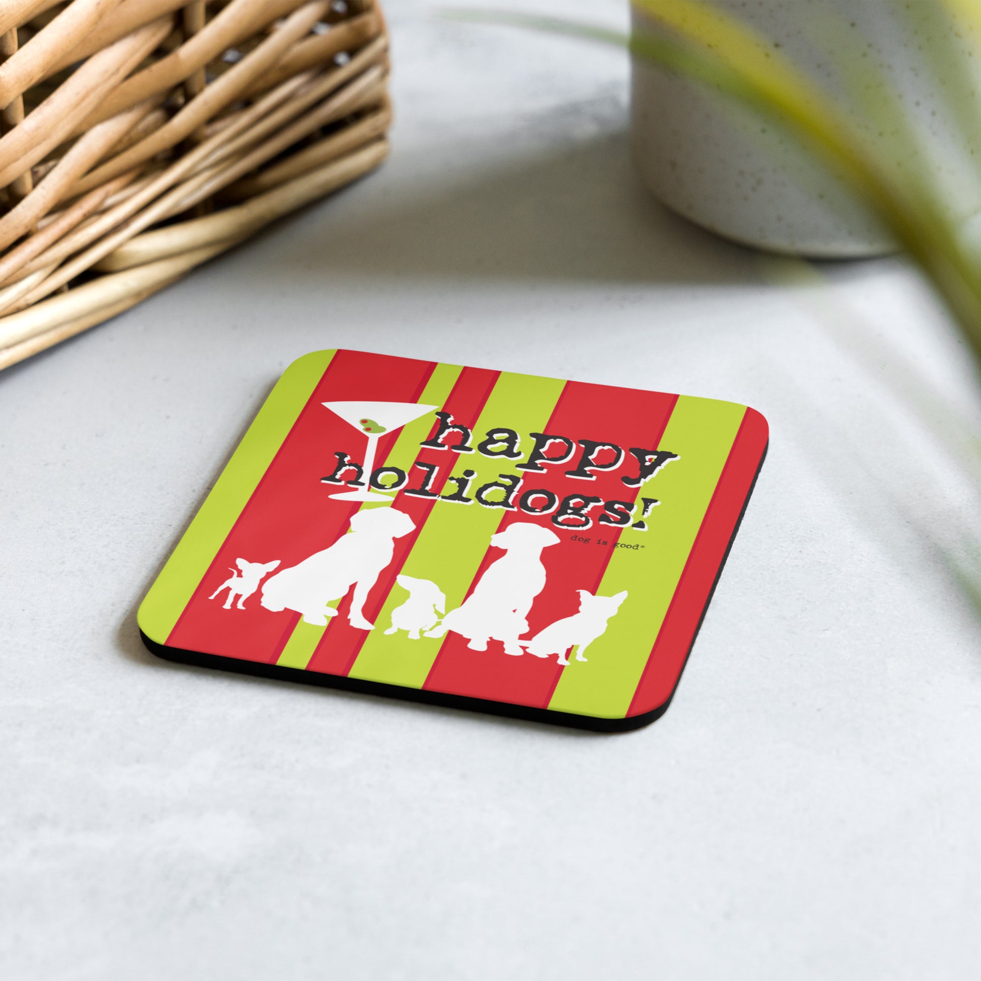 Coaster: Happy Holidogs