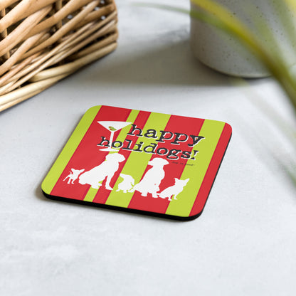 Coaster: Happy Holidogs