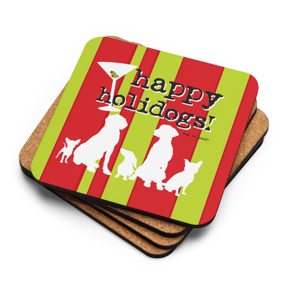 Coaster: Happy Holidogs