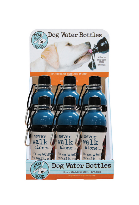 Water Bottle Display: Never Walk Alone (12 Pack)