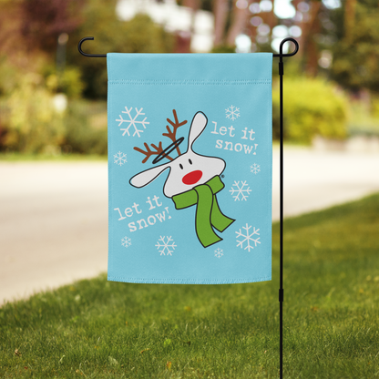 Garden Flag: Let It Snow (Holiday)