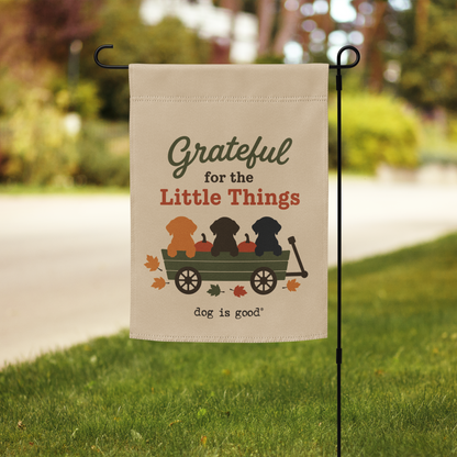 Garden Flag: Grateful for the Little Things (Fall)