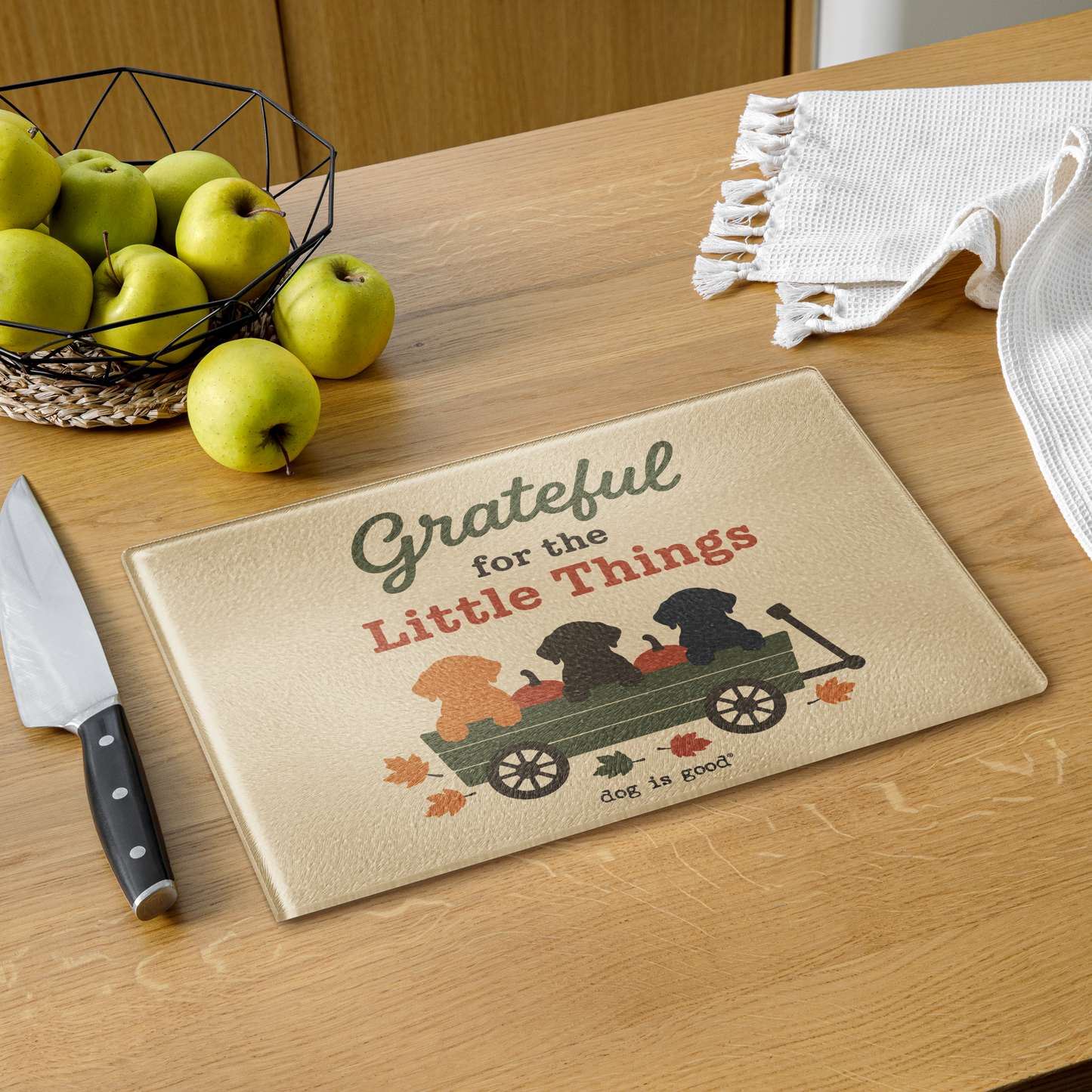 Glass Cutting Board: Grateful for the Little Things