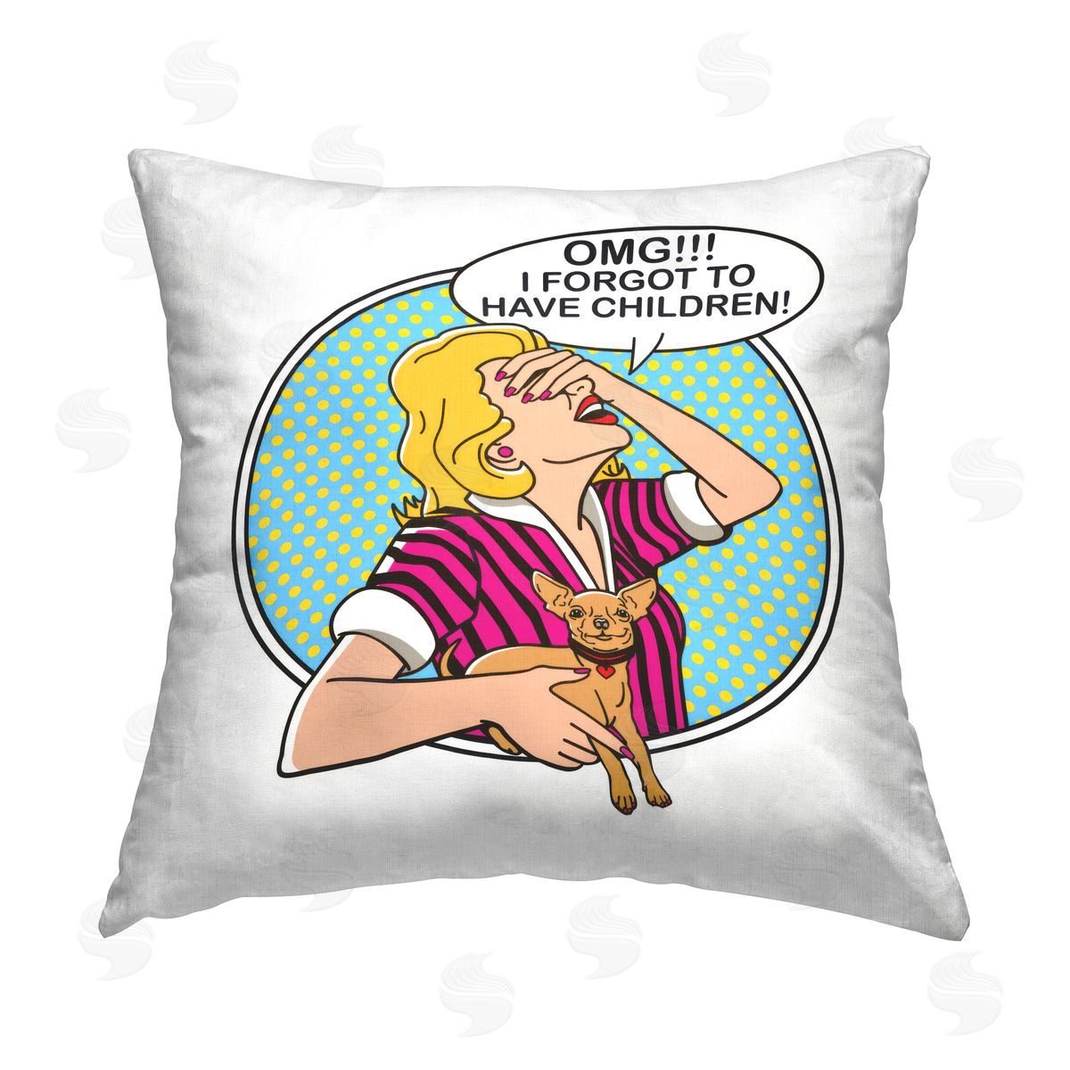 Dog is Good | Forgot To Have Children Printed Throw Pillow