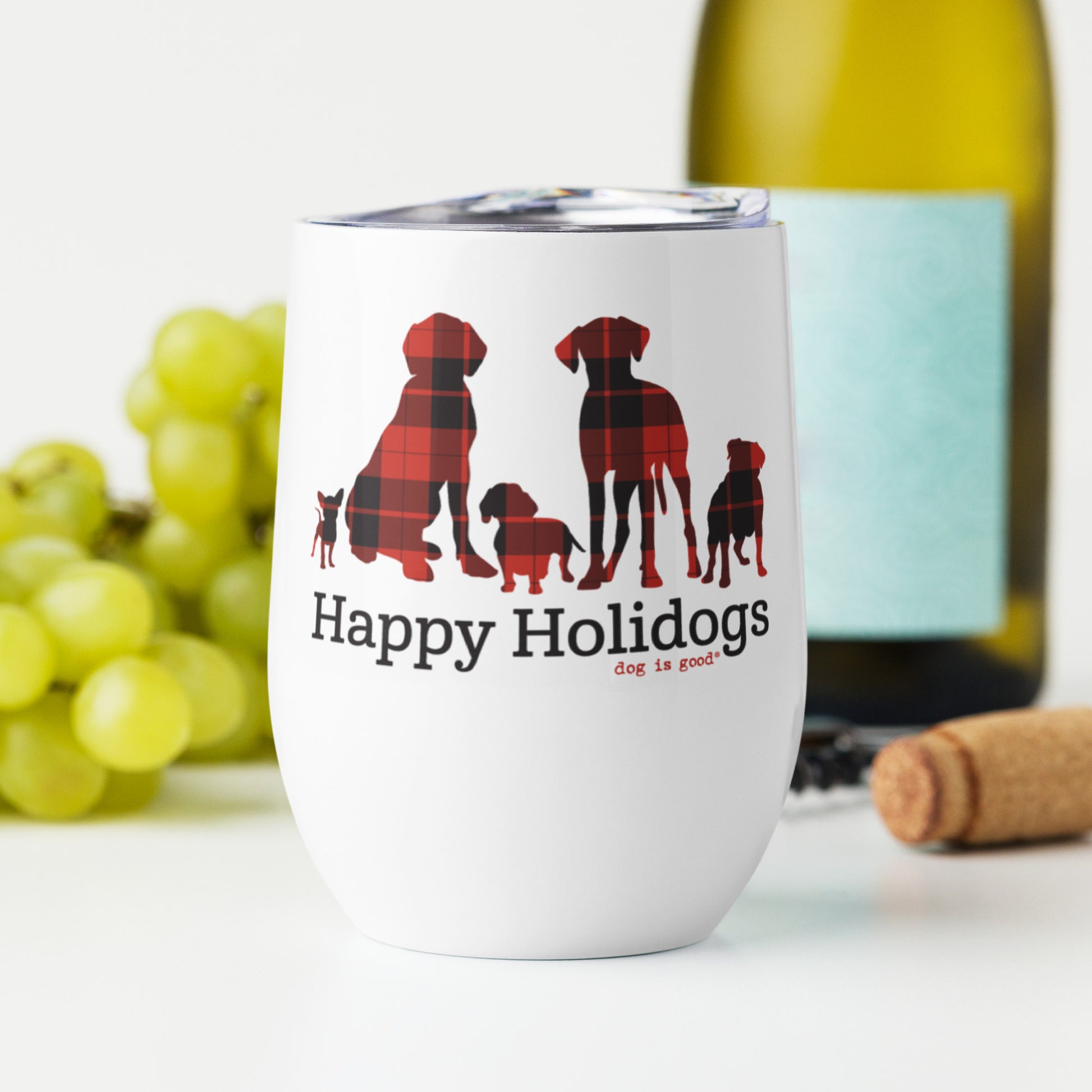 Tumbler: Happy Holidogs