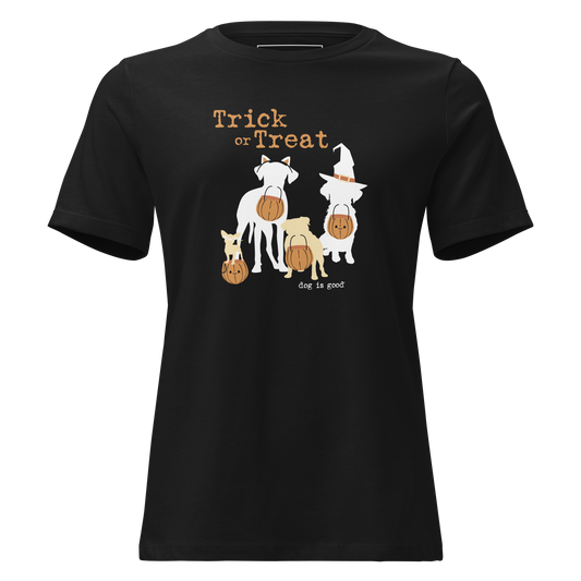 Trick or Treat Women’s Tee (Black)